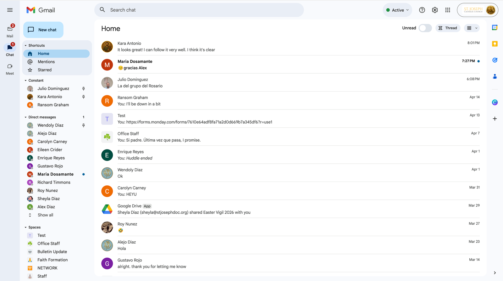 a gmail screenshot